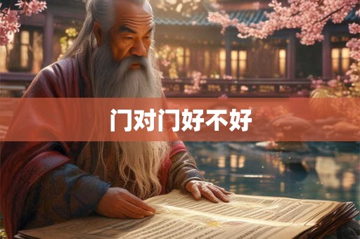 门对门好不好