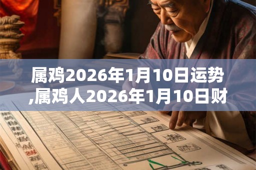 属鸡2026年1月10日运势,属鸡人2026年1月10日财运,生肖鸡2026年1月10日运势