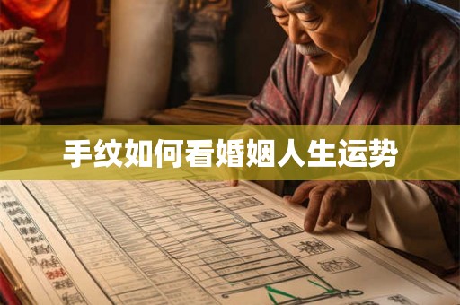 手纹如何看婚姻人生运势
