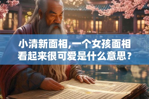 小清新面相,一个女孩面相看起来很可爱是什么意思？