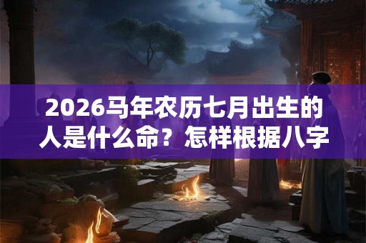 2026马年农历七月出生的人是什么命？怎样根据八字取好名
