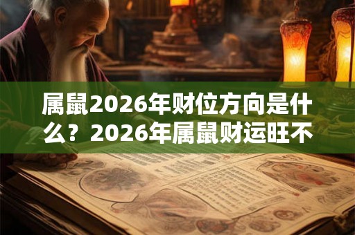 属鼠2026年财位方向是什么？2026年属鼠财运旺不旺？