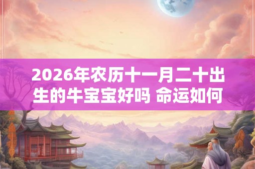 2026年农历十一月二十出生的牛宝宝好吗 命运如何