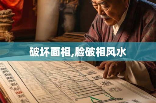 破坏面相,脸破相风水 破坏面相,脸破相风水