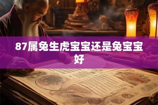 87属兔生虎宝宝还是兔宝宝好