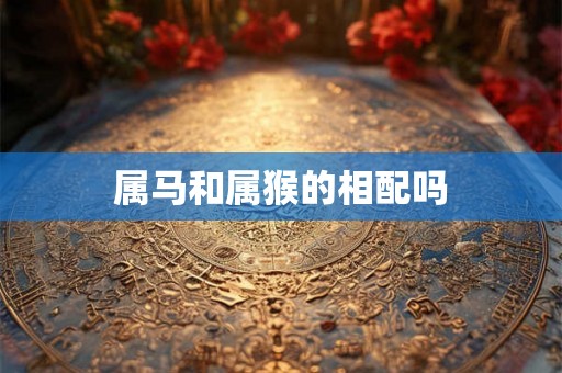 属马和属猴的相配吗