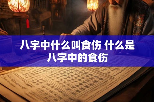 八字中什么叫食伤 什么是八字中的食伤