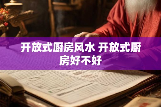 开放式厨房风水 开放式厨房好不好