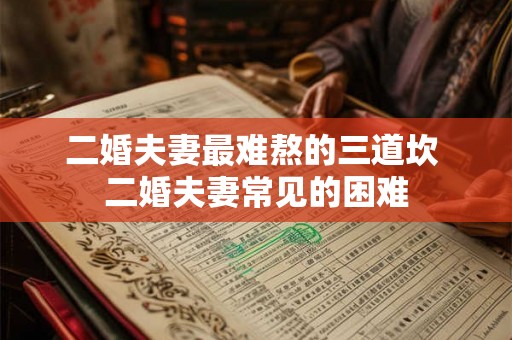 二婚夫妻最难熬的三道坎 二婚夫妻常见的困难 二婚夫妻最难熬的三道坎 二婚夫妻常见的困难