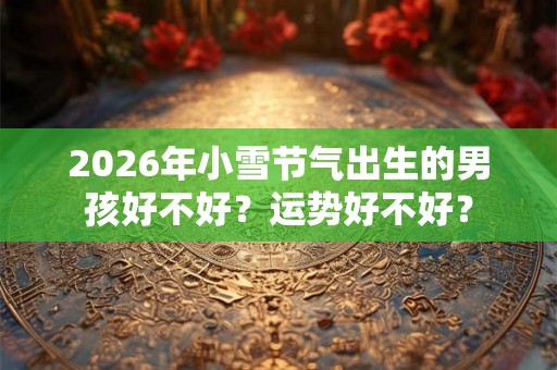 2026年小雪节气出生的男孩好不好?运势好不好? 2026年小雪节气出生的男孩好不好?运势好不好?