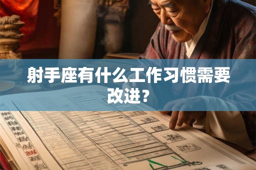 射手座有什么工作习惯需要改进？