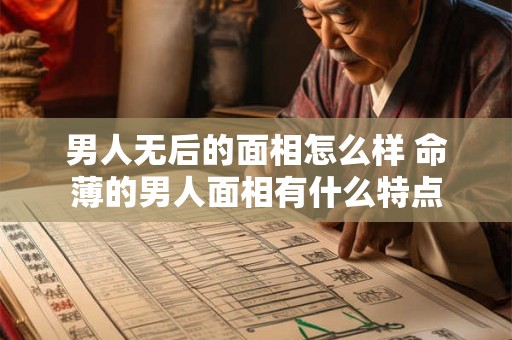 男人无后的面相怎么样 命薄的男人面相有什么特点 男人无后的面相怎么样 命薄的男人面相有什么特点