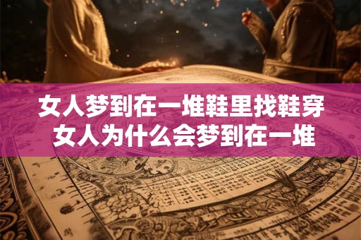 女人梦到在一堆鞋里找鞋穿 女人为什么会梦到在一堆鞋里找鞋穿