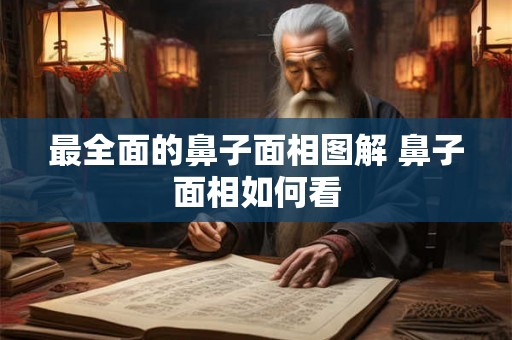 最全面的鼻子面相图解 鼻子面相如何看