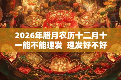 2026年腊月农历十二月十一能不能理发  理发好不好