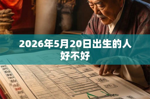 2026年5月20日出生的人好不好