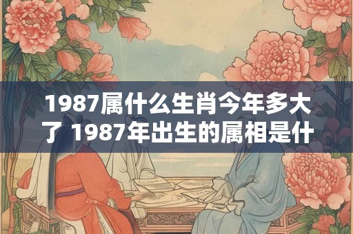 1987属什么生肖今年多大了 1987年出生的属相是什么今年几岁