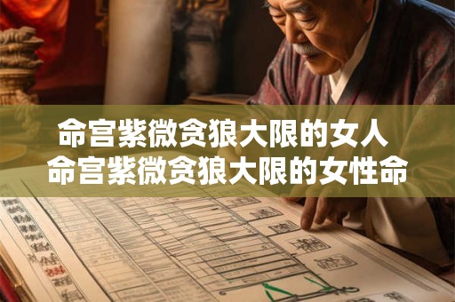 命宫紫微贪狼大限的女人 命宫紫微贪狼大限的女性命运会受到怎样的影响
