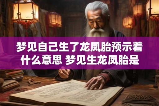 梦见自己生了龙凤胎预示着什么意思 梦见生龙凤胎是什么预示