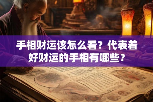 手相财运该怎么看？代表着好财运的手相有哪些？