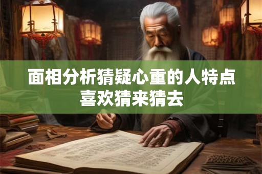 面相分析猜疑心重的人特点喜欢猜来猜去