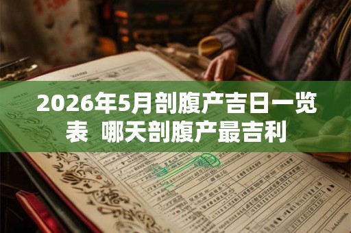 2026年5月剖腹产吉日一览表  哪天剖腹产最吉利