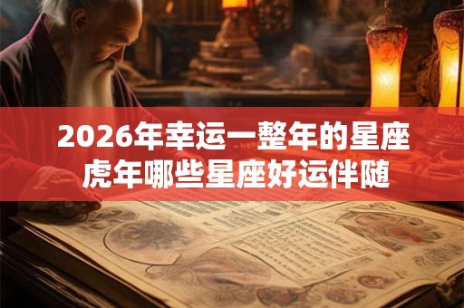 2026年幸运一整年的星座 虎年哪些星座好运伴随
