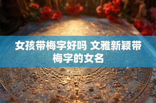 女孩带梅字好吗 文雅新颖带梅字的女名