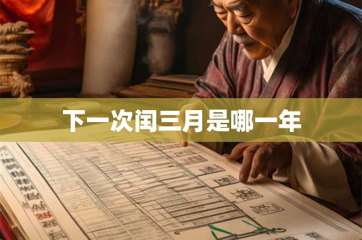 下一次闰三月是哪一年