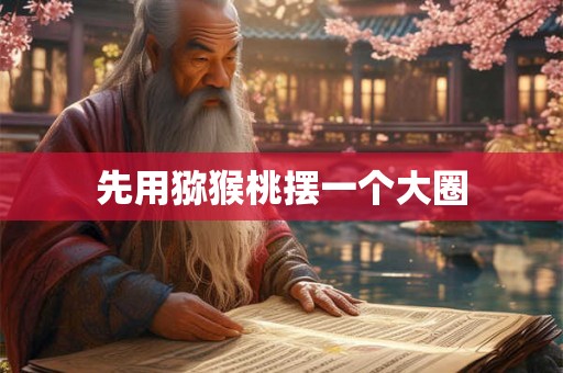 先用猕猴桃摆一个大圈