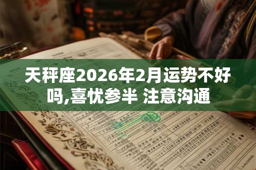 天秤座2026年2月运势不好吗,喜忧参半 注意沟通 天秤座2026年2月运势不好吗,喜忧参半 注意沟通