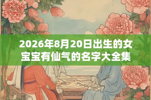 2026年8月20日出生的女宝宝有仙气的名字大全集 2026年8月20日出生的女宝宝有仙气的名字大全集