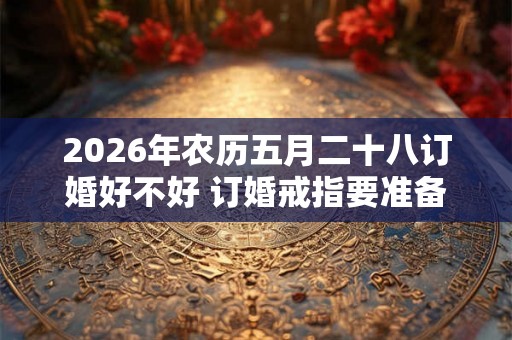 2026年农历五月二十八订婚好不好 订婚戒指要准备几个