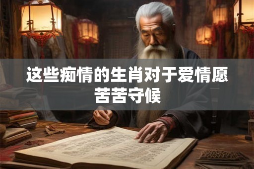 这些痴情的生肖对于爱情愿苦苦守候