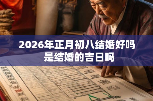 2026年正月初八结婚好吗 是结婚的吉日吗 2026年正月初八结婚好吗 是结婚的吉日吗