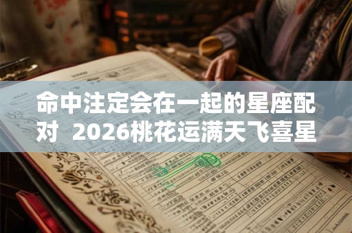 命中注定会在一起的星座配对  2026桃花运满天飞喜星座