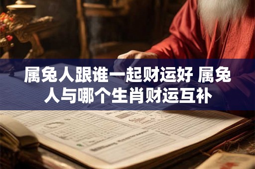 属兔人跟谁一起财运好 属兔人与哪个生肖财运互补