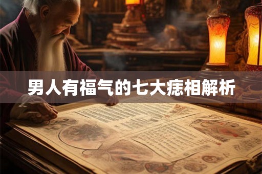 男人有福气的七大痣相解析 男人有福气的七大痣相解析
