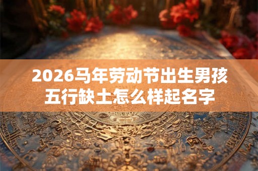 2026马年劳动节出生男孩五行缺土怎么样起名字