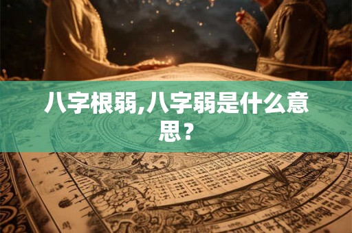 八字根弱,八字弱是什么意思？