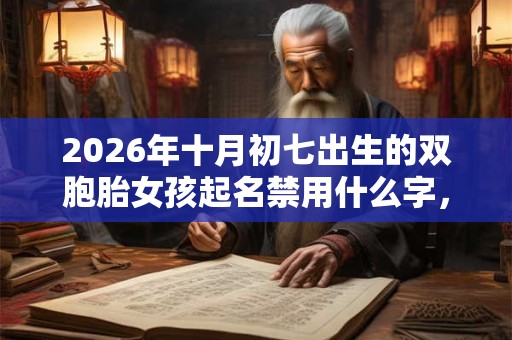 2026年十月初七出生的双胞胎女孩起名禁用什么字,五行属什么 2026年十月初七出生的双胞胎女孩起名禁用什么字,五行属什么