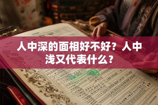 人中深的面相好不好?人中浅又代表什么? 人中深的面相好不好?人中浅又代表什么?