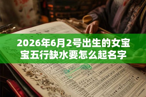 2026年6月2号出生的女宝宝五行缺水要怎么起名字