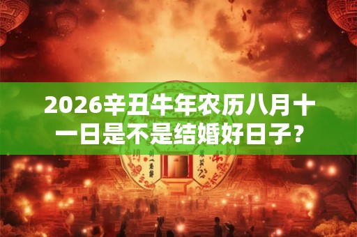 2026辛丑牛年农历八月十一日是不是结婚好日子？