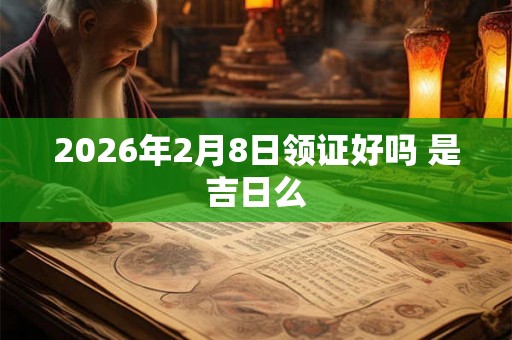 2026年2月8日领证好吗 是吉日么 2026年2月8日领证好吗 是吉日么