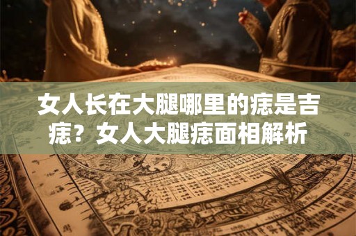女人长在大腿哪里的痣是吉痣？女人大腿痣面相解析