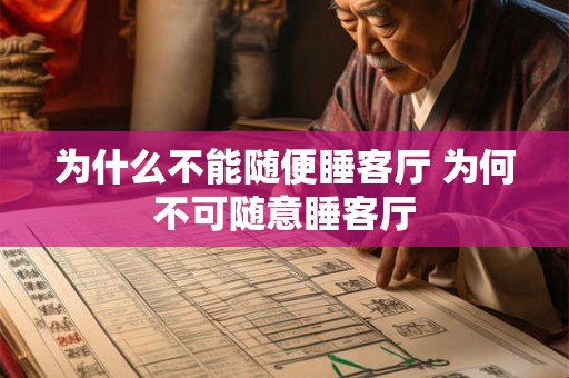 为什么不能随便睡客厅 为何不可随意睡客厅