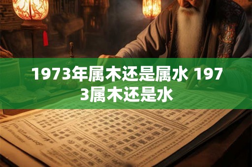 1973年属木还是属水 1973属木还是水