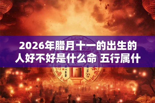 2026年腊月十一的出生的人好不好是什么命 五行属什么