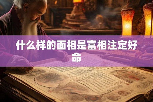 什么样的面相是富相注定好命 什么样的面相是富相注定好命